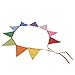 VORCOOL 10pcs Triangle Decoration Banner Flags Mother's Day Party Bunting Banners Polka Dotted