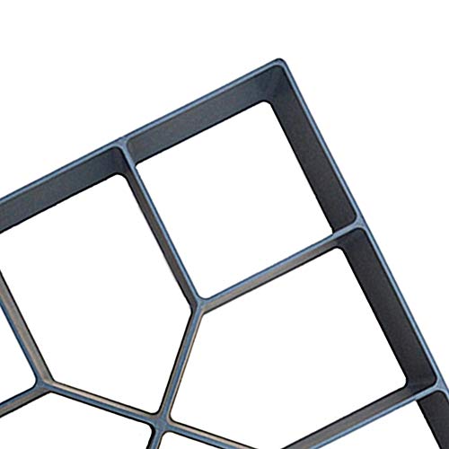 Mikolot Stone Mold - Plastic DIY Path Maker Brick Mold Concrete Molds for Stepping Stones Garden Pavement Mold (Square 1)