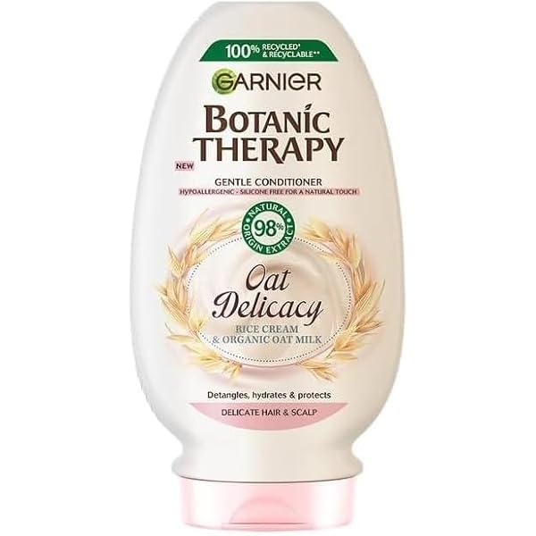 Garnier Original Remedies Haarmaske – Mit Reiscreme & Bio-Hafermilch, 340 Ml, Für Geschmeidiges, Gepflegtes Haar