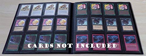docsmagic.de Pro-Player 12-Pocket Playset Album Black - 480 Card Binder - MTG - PKM - YGO