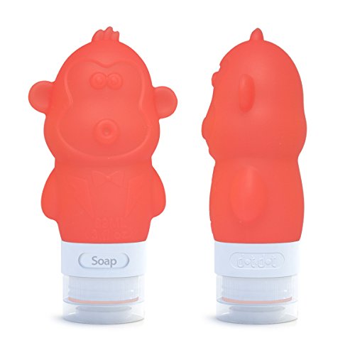 Travel Bottles for Kids - 3 oz Leak Proof Travel Containers for Travel Size Toiletries and Liquids