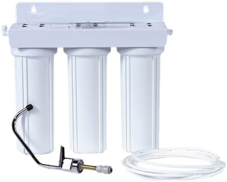 Isopure Water (UC-TPLKDF55) Triple Stage Under Counter Drinking Water Filter - Fluoride/Arsenic - Reduction - Carbon - Block - 5 - Micron