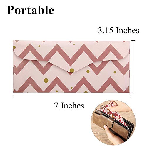 Colovis 12 Pieces Budget Envelopes, Cash Envelopes System for Cash Saving Money Budget Plus 12 Pieces Budget Sheets and 1 Piece Label Sheet