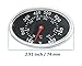DOZYANT Stainless Steel Lid Thermometer Gas Grill Temperature Gauge Heat Indicator 22551 Replacement for Grill Master 720-0697 4 Burner, Aussie, Brinkman and Others, Adjustable for Accuration