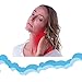 Contour Memory Foam Pillow by SnoozeWise. Firm Yet Supportive. Relieve Your Pillow Neck Pain! Extra Allergy Pillow Case, Soft Eye Shades and Foam Earplugs. Size 22.4x14.4 inches with 2 Neck Heights.