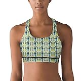 LUWI Women's Cactus Potted Plants Sports Yoga Bra