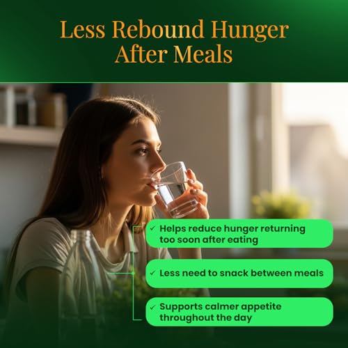 All in 1 Appetite Support - Appetite Suppressants for Women and Men - Weight Loss Pills that Work Fast - Clinically Studied Gut Health Prebiotic + Probiotics + Natural Extracts - 30 Day Supply