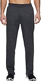 adidas Men's Team Issue Fleece Open Hem Pants, Dark Grey Melange, XX-Large