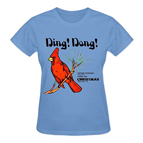 Abover Sufjan Stevens Ding Dong Songs For Christmas Volume Iii T Shirts For Women Funny O-Neck Blue