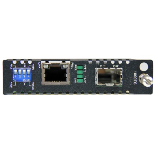 StarTech.com Gigabit Ethernet Fiber Media Converter Card Module with Open SFP Slot (ET91000SFP2C)