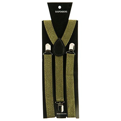 Sparkle Suspenders - Gold OSFM