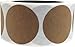 InStockLabels Color Coding Dot Labels 2 Inch 500 Adhesive Stickers, Natural Kraft