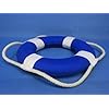 Handcrafted-Nautical-Decor-Vibrant-Blue-Lifering-with-White-Bands Handcrafted-Nautical-Decor-Vibrant-Blue-Lifering-with-White-Bands
