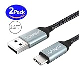 YUMQUA USB C Cable, 2 Pack 3.3FT Braided USB C Charging Cable Charger Cord For Moto G8, G7, G6, Z4, Z3 Play, Z2 Force, Z2 Play, Z, Moto X4, LG Stylo 4, Stylo 5, LG V50 V40 V35 G8 G7 ThinQ V30 V20 G6