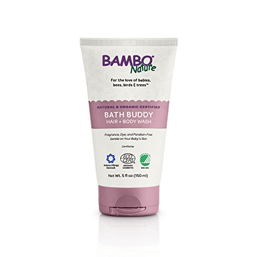Bambo Nature Bath Buddy Hair & Body Wash, 5 fl oz, 6 Tubes/Case