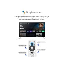 ONN Android TV 4K UHD Streaming Device with Voice