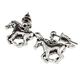 Galloping Prancing Horse Lover Earrings Gift for Girl Women Equestrian