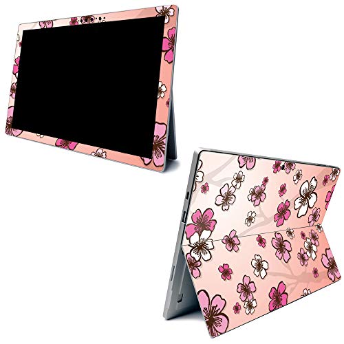 MightySkins Skin for Microsoft Surface Pro 7 - Cherry Blossom | Protective, Dur…
