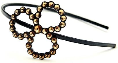 [Aznavour] Lovely &amp; Cute Swarovski Ore Clover Headband #HB2009. (Gold)