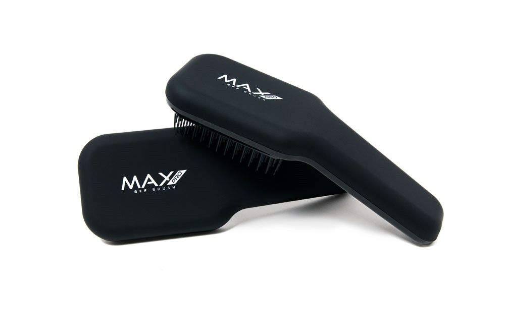 Max Pro BFF Black Hair Brush - Anti-Knot Brush - Detangling Brush - Wet Brush - Hair Comb - For All Hair Types - Stimulates Scalp - Prevents Hair Loss