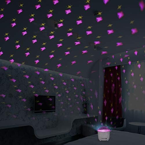 Kingwill Night Light Projector Sound Activated Mood Nursery Lamp