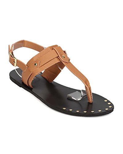 qupid snakeskin sandals