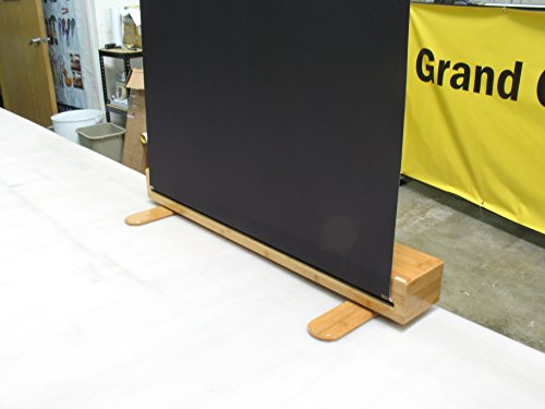 Above All Advertising, Inc Bamboo Retractable Banner Stand, Eco Friendly Double Footed Base Roll Up Stand, Portable Lightweight Display Stand - Thumbnail 2