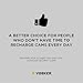 Vosker Rechargeable Battery Pack and Charger for V100 and V200 Security Cameras, Long Lasting Lithium Ion, Fast Charge 2000 mAh Capacity, Cold Weather Resistant