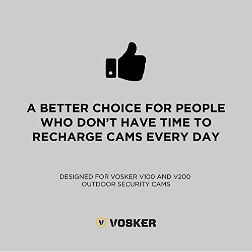 Vosker Rechargeable Battery Pack And Charger For V100 And V200 Security 
