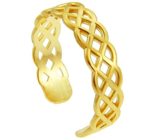 Gold Trinity Knot Celtic Toe Ring