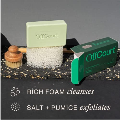 OffCourt Exfoliating Body Soap Deep Cleansing and Best Exfoliating