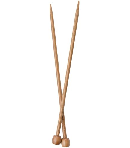 Agujas De Tejer ChiaoGoo De Bambú - 13 Pulgadas (33 Cm), Tamaño US 1 (2.25 Mm)