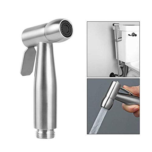 Bretoes Stainless Steel Hand-Held Bidet Toilet Sprayer - Bidet Sprayer - For Personal Hygiene And Bedpan WC Spray (Bidet Nozzle 1)