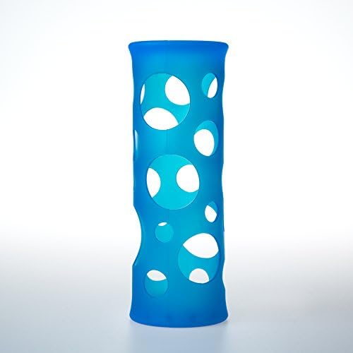Protective Silicone Sleeve for Glass Bottles: LIFE Bottle, Nalu Sun, Teavli, and LifeON - Blue