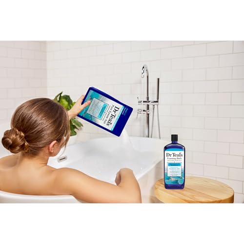 DR TEAL’S PURE EPSOM MAGNESIUM SALT SOAK, RESTORATIVE MINERALS WITH MAGNESIUM, POTASSIUM & ZINC, 3 LBS