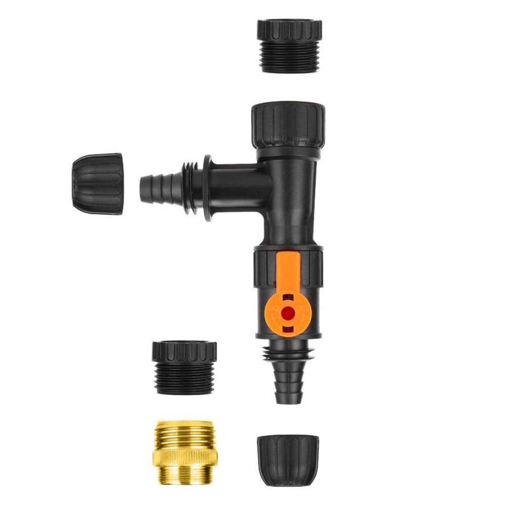 Hsthe Sea Aquarium Water Changer Fish Tank Water Changer Faucet Connector Faucet Nozzles Pump with 2 Faucet Adapters