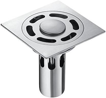 MDRW-Bathroom Accessories 304 Stainless Steel Odor Proof Floor Drain All Copper Floor Drain Core Washing Machine Three Way Ground Joint Toilet Floor Drain Cover