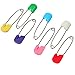 LEFV Diaper Pins 2.1inch Cloth Nappy Safety Pins,Pack of 100 (Pink)