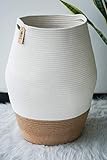 Goodpick Large Laundry Hamper | Tall Wicker Hamper