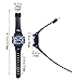 Water Resistant Digital Sports Wrist Watches for Ages 5-15 Kids Boy Girl with Back Light Blue FSX-519G