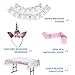 Unicorn Themed Birthday Party Supplies Set | Disposable Unicorn Decorations | Bonus with Unicorn Headband | No Washing Up | Serves 16
