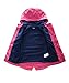Hiheart Boys Girls Waterproof Rain Jacket Fleece Lined Softshell Coat