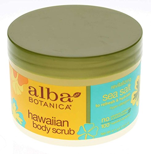 Alba Botanical Body Scrub Sea Salt, 14.5 Ounce (Pack of 6)