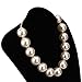 MeliMe Chunky Bead Necklace Large Pearl Beads Choker Necklace for Women Colorful Beaded Collar Bib Choker Costume Jewelry Gift