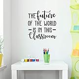 Vinyl Wall Art Decal - The Future of The World is in This Classroom - 30