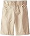 French Toast Boys Adjustable Waist Flat Front Short, Khaki, 8