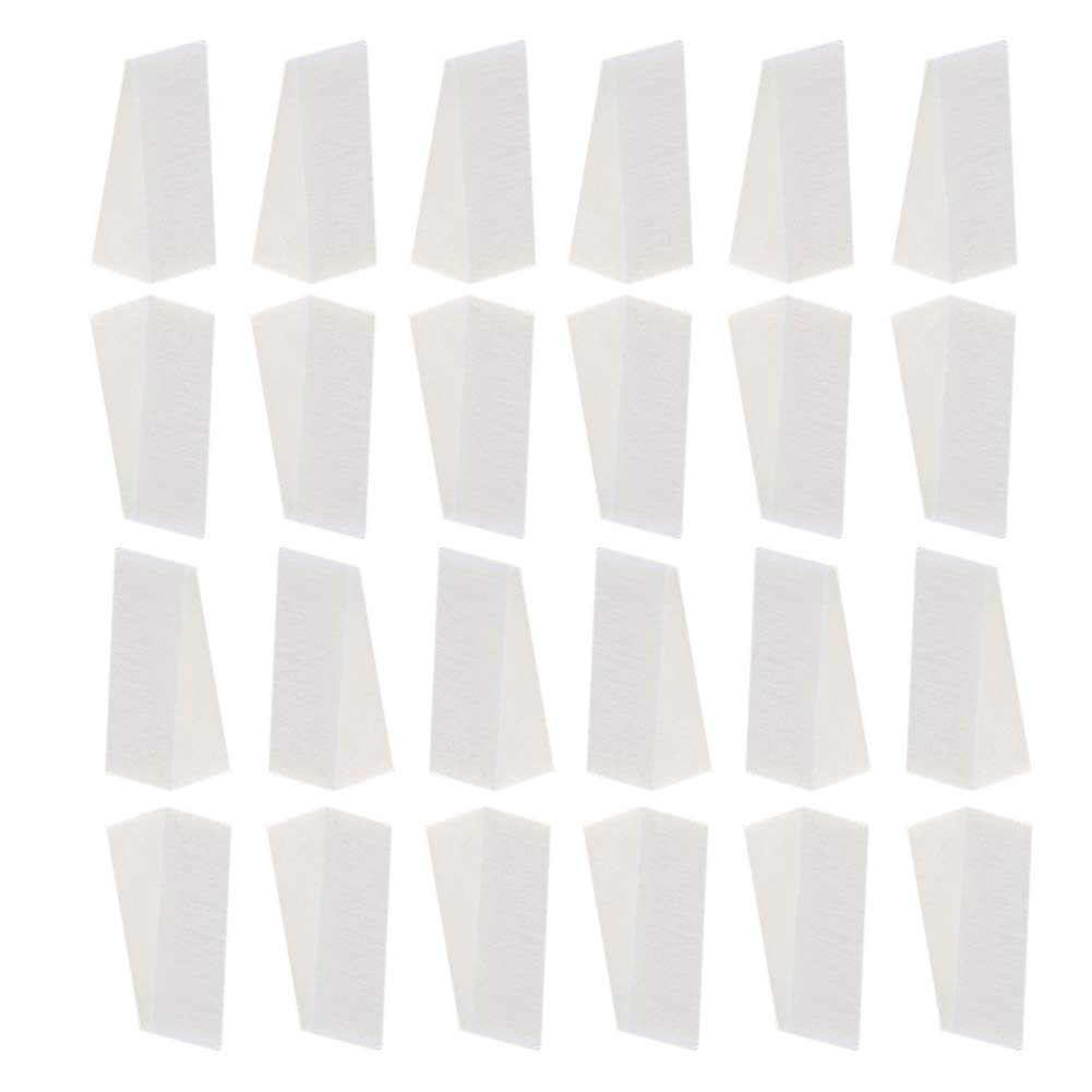 Ainkou 24 PCS Nail Art Sponges Make Up Wedges Triangle Shape Cosmetic Wedges Foundation Beauty Tool