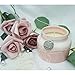 Natural Soy Wax Scented Candle, Aromatherapy Jar Candle, Fragrant Candle, Rosa, Pink, Relax & Fresh air, 1 piecethumb 4