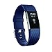 POY Replacement Bands Compatible for Fitbit Charge 2, Classic Edition Adjustable Sport Wristbands