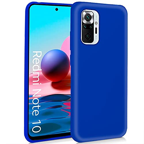 Cool Silicone Case for Xiaomi Redmi Note 10 / Note 10s (Blue)